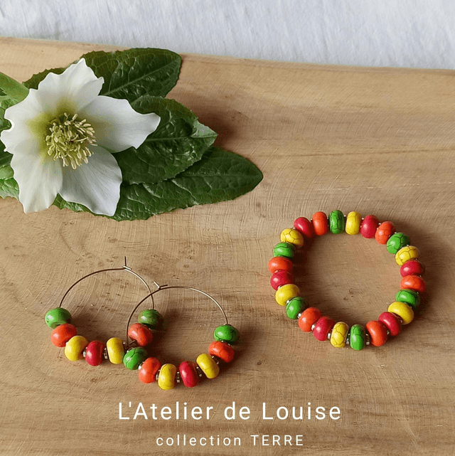 TERRE   Bracelet     🍏🍊🔴 💛