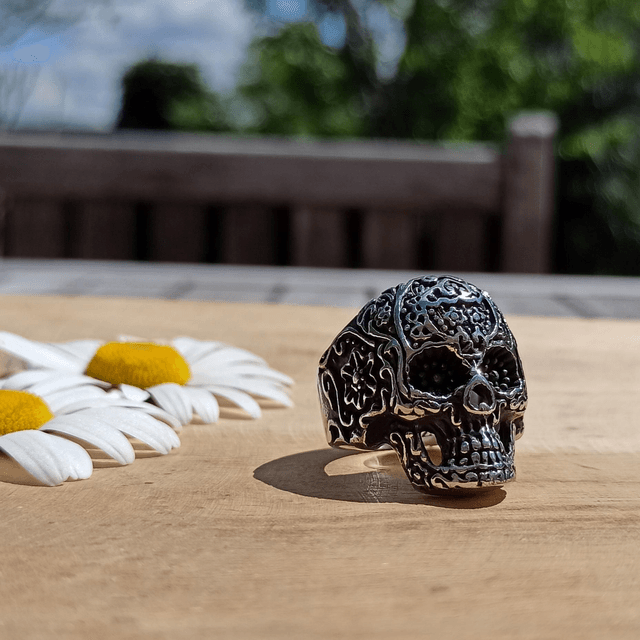 TÊTE DE MORT gothique taille 12