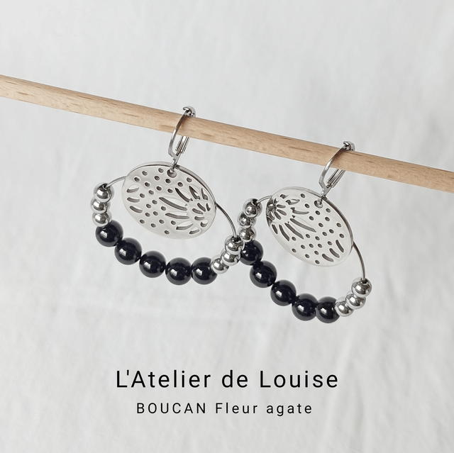 AGATE Boucan Fleur